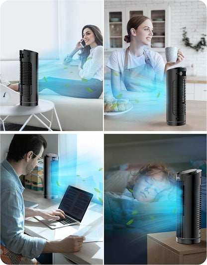 Grelife Tower Fan, 28dB Quiet Operation, 90° Wide Oscillation, 3 Speeds - Image 8