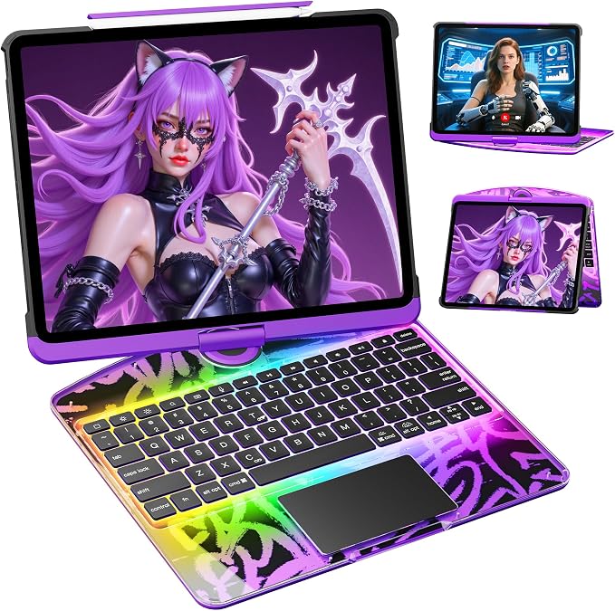 KITONE Transparent Case with Wireless Keyboard only by Unknown