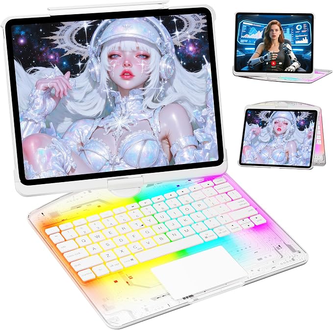 KITONE Transparent Case with Wireless Keyboard only by Unknown