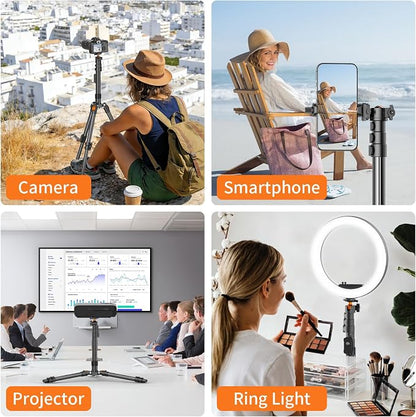 XXZU 75" Camera Tripod, Tripod For Camera Phone - Image 9