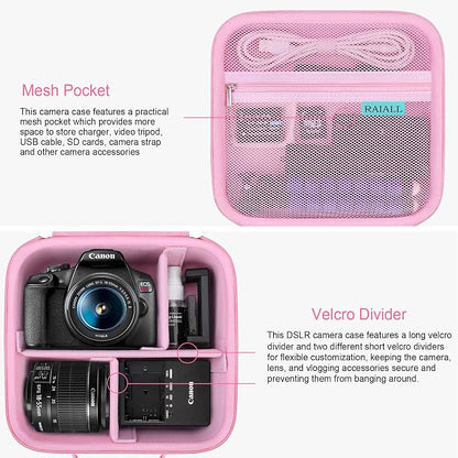 RAIALL Camera Case for Canon EOS Rebel T7/ R50/ R50V/ R100/ R5/ R6 Mark II/ R7/ - Image 5