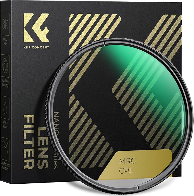 K&F CONCEPT 72mm Circular Polarizers Filter Polarizing Filter 28 Multi-Layer by KFCONCEPT