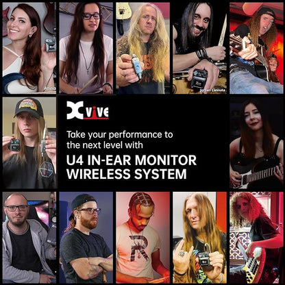 Xvive U4 Wireless in-Ear Monitor System Professional IEM System Transmitter and - Image 6