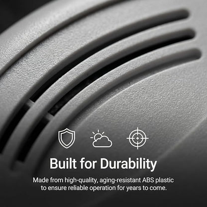 3 Pack Photoelectric Smoke Detector, 10-Year Battery Operated Fire Alarm - Image 5