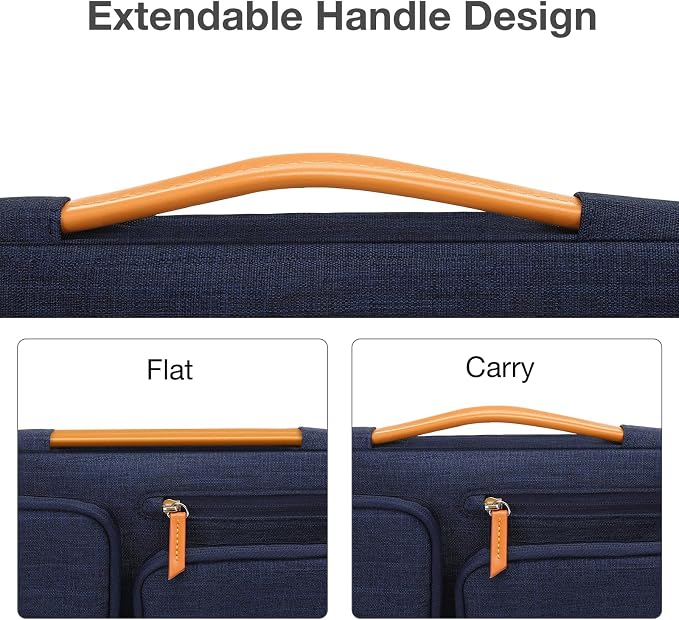 MOSISO 360 Protective Laptop Case 16 inch, 15-15.6 inch Laptop Sleeve Compatible - Image 5