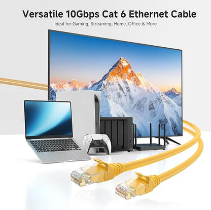 Cable Matters 10Gbps Snagless Short Cat 6 Ethernet Cable - 2ft - Image 2