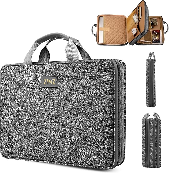 ZINZ Slim Expandable Laptop Case 13 Inch Sleeve Upgraded Protective Durable by ZINZ