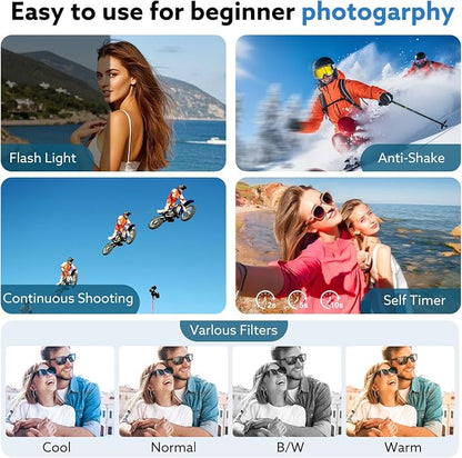4K Digital Camera, 64MP Vlogging Camera - Image 4