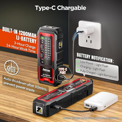 AMPCOM Wire Tracker & Network Cable Tester - Image 3