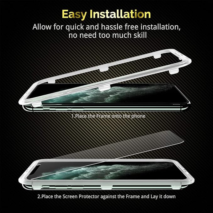 UNBREAKcable Tempered Glass for iPhone 11 Pro Max/XS Max 9H Hardness Screen - Image 4