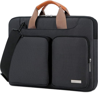 Lacdo 360° Protective Laptop Shoulder Bag, 16 inch Laptop Bag by Lacdo