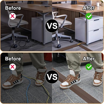Eapele 10 ft Floor Cord Cover Heavy Duty Cable Protector, Cord Covers - Image 5