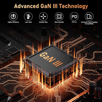 120W Universal Travel Adapter, GaN III International Power Adapter, 4 USB-C 1 - Image 7