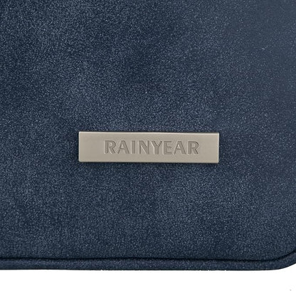 RAINYEAR 16 Inch Laptop Sleeve PU Suede Leather Case Protective Padded Cover - Image 7