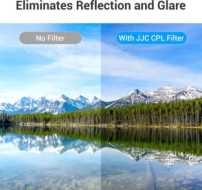 JJC 72mm Circular Polarizer Polarizing CPL Filter - Image 2