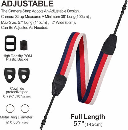 Padwa Lifestyle Stripes Camera Strap - Image 5