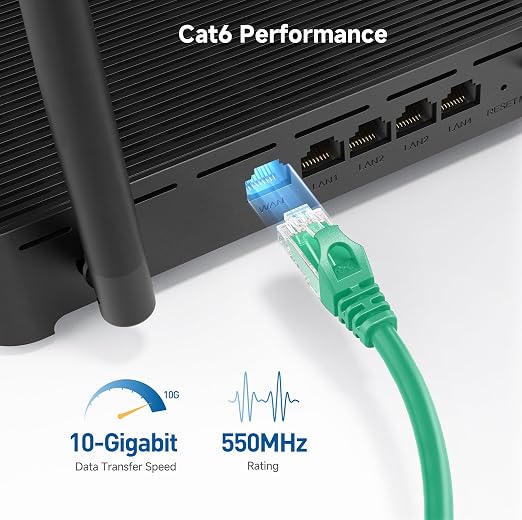 Cable Matters 10Gbps Snagless Cat 6 Ethernet Cable - 20ft - Image 3