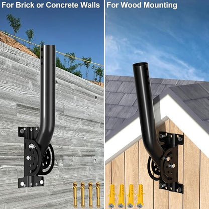 Heavy Duty Antenna Pole Mount, Pole/Wall Mount - Image 6