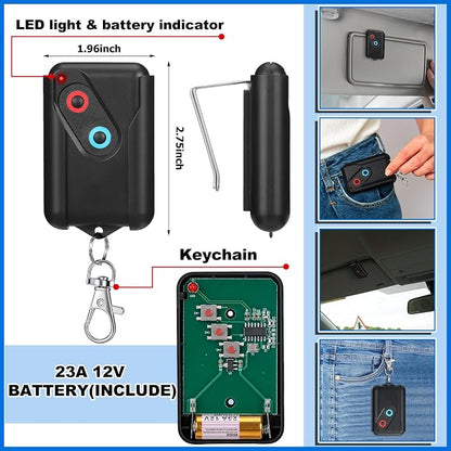 Kingdder 2 Pcs Garage Door Remote Compatible - Image 2