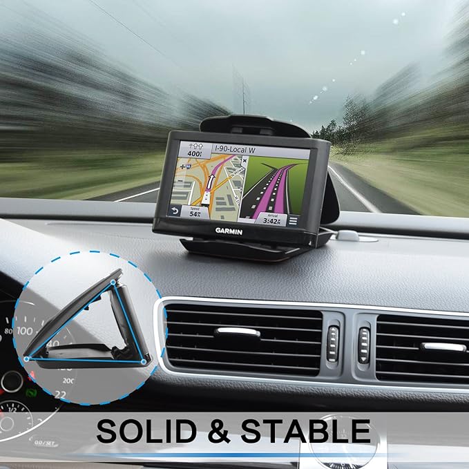 GPS Dash Mount for Garmin Nuvi Drive Dezl Drivesmart, Magellan Roadmate - Image 2