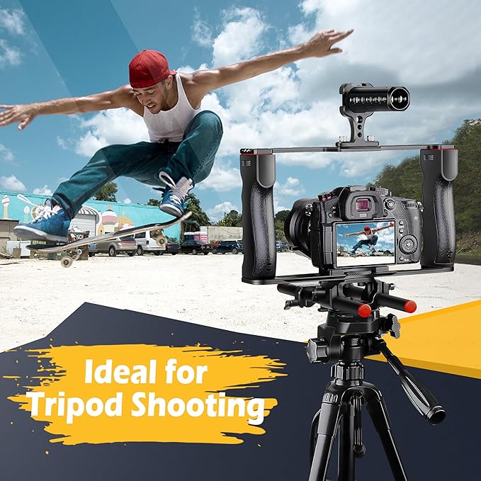 Zeadio Camera Video Rig Cage, Filmmaking Movie Making Rig - Image 3
