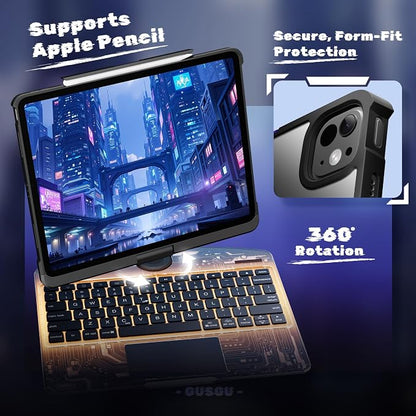 KITONE Transparent Case with Wireless Keyboard only - Image 3