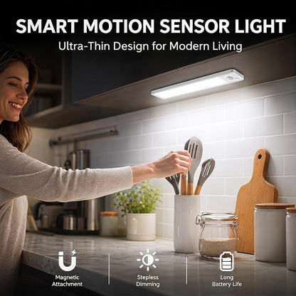 Under Cabinet Motion Sensor Lighting: Dimmable Rechargeable Lights Indoor - Image 2