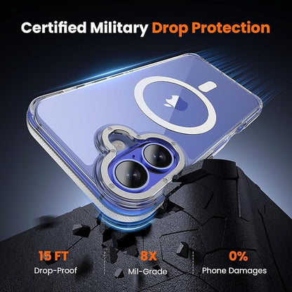 toushion 3 in 1 for iPhone 16 Case Clear - Image 5