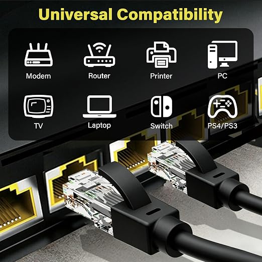 Ethernet Cable 25ft For Cat6/Cat5E, 10Gbps Compatible - Image 6