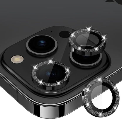 for iPhone 15 Pro/iPhone 15 Pro Max Camera Lens Protector Bling Individual by Xfilm