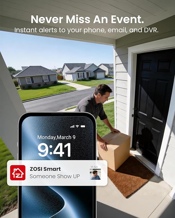 ZOSI 3K Lite 8CH Security Camera System Outdoor - Image 3