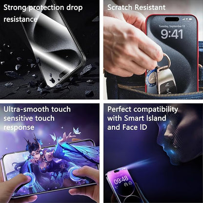 9H Tempered Glass, Full Coverage, Anti-Fingerprint, Auto Dust Removal, - Image 5