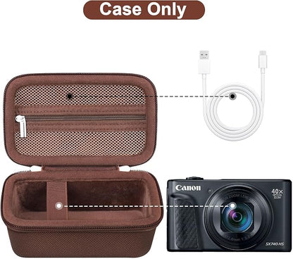 Canboc Carrying Case for Canon PowerShot SX740/ SX730/ SX720/ SX620/ G7X Mark - Image 2