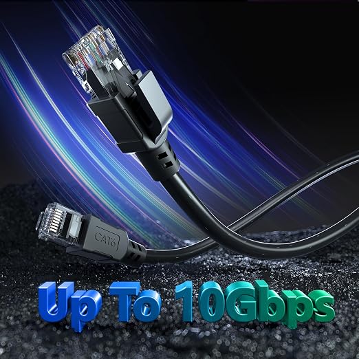 Cat 6 Outdoor Ethernet Cable 30 ft, 24AWG 10Gbps Cat6 Cable Cord Waterproof - Image 8