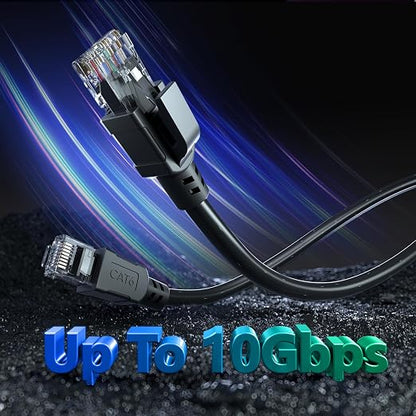 Cat 6 Outdoor Ethernet Cable 30 ft, 24AWG 10Gbps Cat6 Cable Cord Waterproof - Image 8