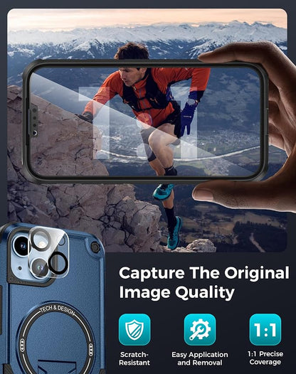 Goton for iPhone 14 Case with Privacy Tempered Glass Screen Protector & Camera - Image 7
