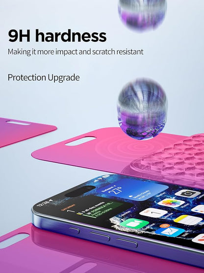 Compatible for iPhone 15 Plus Privacy Screen Protector Tempered Glass 6.7 Inch - Image 4