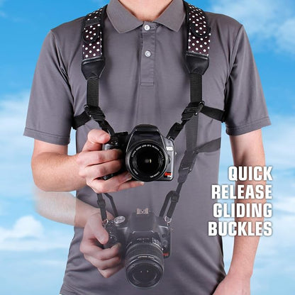 USA Gear DSLR Camera Strap Chest Harness - Image 2