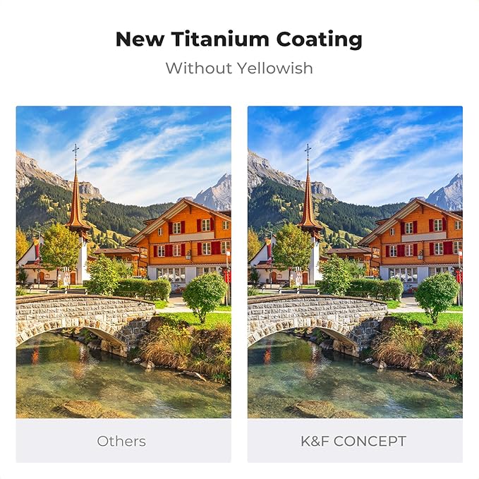 K&F CONCEPT 58mm Magnetic 1s Swap 5-Pack: CPL + VND2-32 + Black Diffusion 1/4 + - Image 7