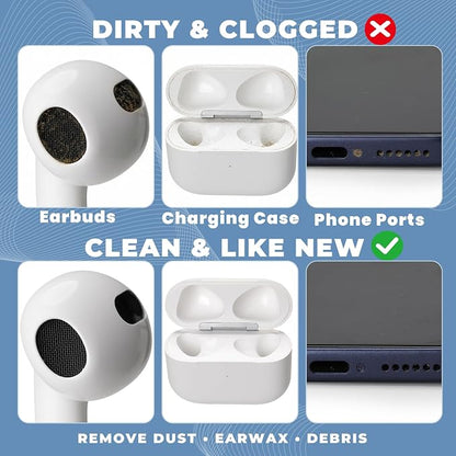 Upgraded for Airpod Cleaner Kit, Putty&Swabs, Removes Earwax& Dust, Compatible - Image 2