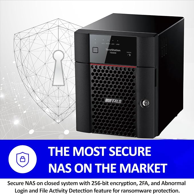 BUFFALO TeraStation 3430DN 4-Bay 4TB Desktop Small-Med Business NAS w/Hard - Image 5