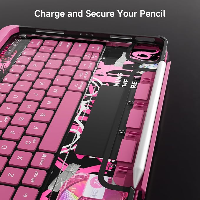 Keyboard Case for 12.9 inch iPad Pro 6/5/4/3rd Gen & 13 inch iPad Air Wireless - Image 7