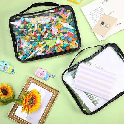 Sanwuta 6 Packs Toy Storage Bags, PVC Organizing Case Bags - Image 6