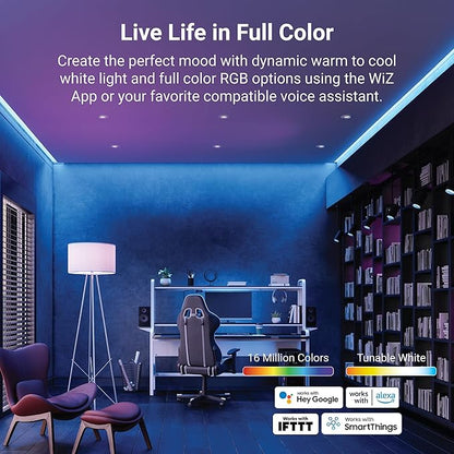 HALO 5/6 in Smart Wi-Fi Recessed LED Downlight Connected by WiZ Pro - Image 4