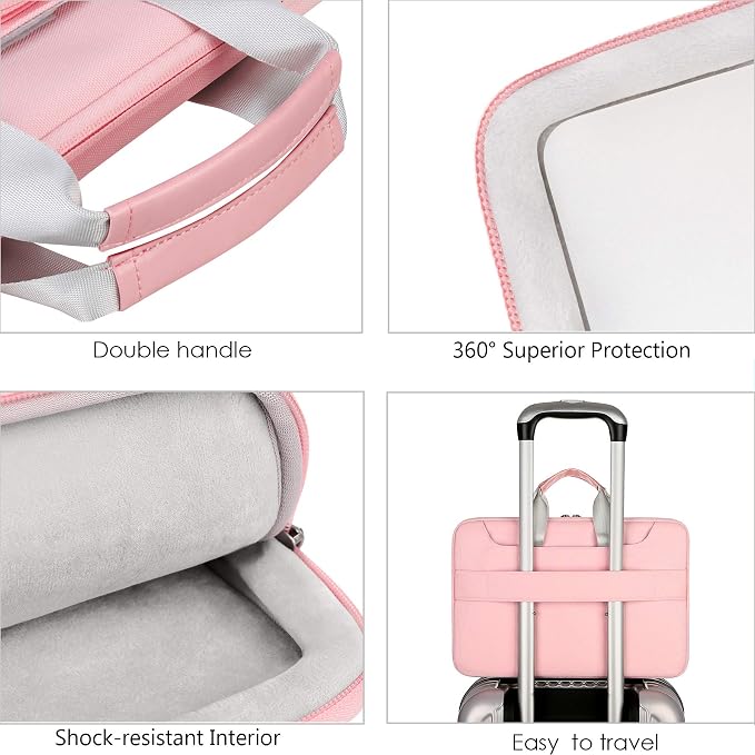 Lacdo 360° Protective Laptop Shoulder Bag - Image 4
