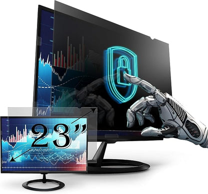 Premium Privacy Screen Filter for 23 Inches Desktop Computer Monitor. Screen by EZProScreenProtector