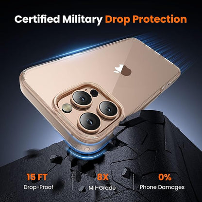 toushion 3 in 1 for iPhone 16 Pro Max Case Clear, Screen Protector *1 & Camera - Image 4