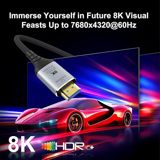 Fiber Optic HDMI Cable 165FT, 8K Long HDMI 2.1 Cable, 48Gbps Ultra High Speed - Image 3