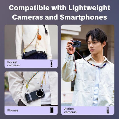 PGYTECH Camera Strap for DJI Osmo Pocket 4/3/Xtra Muse, 2-in-1 Shoulder/Wrist - Image 7
