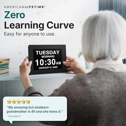 American Lifetime New 2026 Dementia Clock Large - Image 6